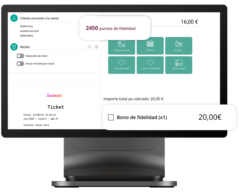 Fidelización de clientes en el software de caja RoverCash
